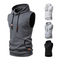 Chemise de sport à capuche pour hommes, poche de musculation, vêtements de fitness à séchage serré, fibre musculaire, précieux, nouveau, 2022 1